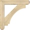 Ekena Millwork Imperial Craftsman Rough Sawn Bracket w/ Offset Brace, Douglas Fir, 6"W x 28"D x 28"H BKT0604X28X28IMP04RDF - alternate 4